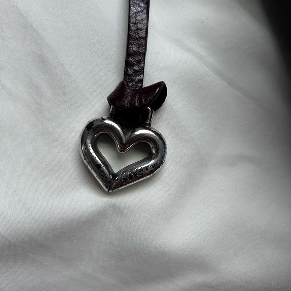 Brighton Shiny Black Crocodile Shoulder Bag - Picture 6 of 6